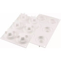 kit Game 115 ml di Silikomart per tortine tonde ad incastro verticale di ø6,5xh4 cm