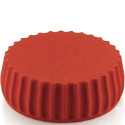 Charme Silikomart: stampo in silicone grigio per torta 3D con texture striata di ø19,3xh6 cm e volume 1600 ml
