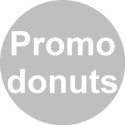 Kit Maxtris Donuts assortiti 30 ciambelle colorate da 35 g
