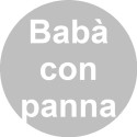 Snob babà con panna confetti bianchi Crispo in confezione da 150 g