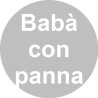 Snob babà con panna confetti bianchi Crispo in confezione da 150 g
