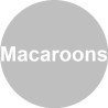 Snob Macaroons confetti bianchi in confezione da 150 g