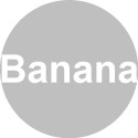 Snob banana confetti bianchi Crispo 500 g