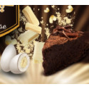 Snob torta caprese 500 g Crispo: confetti cioco-mandorla bianchi al gusto pasticceria