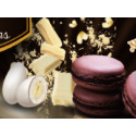 Snob macaroons al cioccolato da 500 g di Crispo: confetti bianchi cioco-mandorla a gusto crema pasticceria