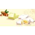 Snob cioccolato bianco Crispo 1 Kg: confetti bianchi con mandorla intera tostata