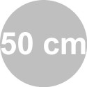 Kit Mattarello Graduato Grande Decora (50cm) – Mattarello con Spessori Regolabili (3 Misure: 0,2/0,4/0,6cm)