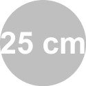 Kit mattarello mini liscio in nylon 25 cm con spessori da Decora
