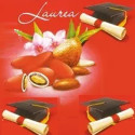 Snob Lieto Evento Laurea Crispo confetti rossi incartati singolarmente da 500 g
