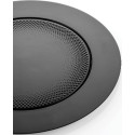 Set 10 trays round Silikomart piatti tondi in plastica nera h 7 mm di ø165 o ø205 mm