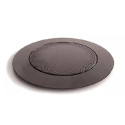 ø165 o ø205 mm Set 10 trays round Silikomart piatti tondi in plastica nera h 7 mm
