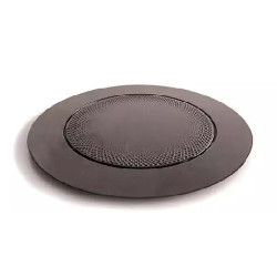 Set 10 vassoi tondi in plastica neri da 165 mm, riutilizzabili da Silikomart