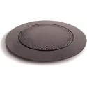 Set 10 trays round Silikomart vassoi tondi in plastica nera riutilizzabili ø165xh7 mm