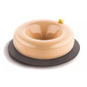 Set 10 trays round Silikomart vassoi tondi in plastica nera riutilizzabili ø165xh7 mm
