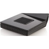 Set 100 vassoi monoporzioni quadrati in plastica nera di lato 83x83xh19 mm, riutilizzabili da Silikomart Set 100 vassoi monoporzioni quadrati in plastica nera di lato 83x83xh19 mm, riutilizzabili da Silikomart