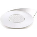 100 white trays ø86xh19 mm Silikomart piattini tondi in plastica bianca per monoporzioni