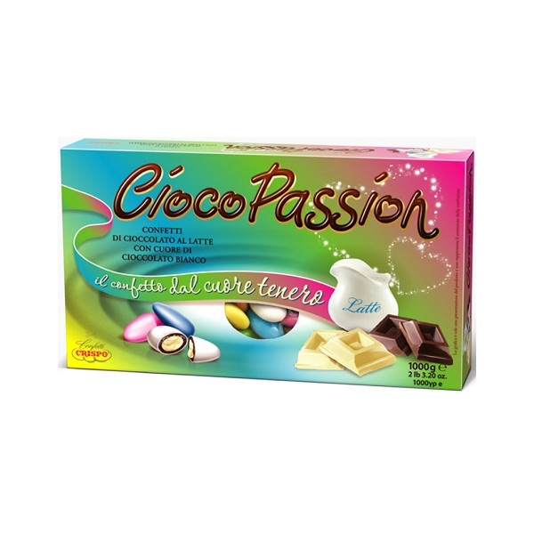 Ciocopassion colori assortiti Crispo: confetti colorati 1 Kg