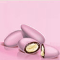 Ciocopassion rosa Crispo: confetti rosa al cioccolato bianco e a latte da 1 Kg, ideali per confettata