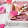 Tagliapasta Love da Decora: set 2 tagliapasta in plastica cuore con ali e cuore con freccia Tagliapasta Love da Decora: set 2 tagliapasta in plastica cuore con ali e cuore con freccia