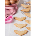 Tagliapasta Love da Decora: set 2 tagliapasta in plastica cuore con ali e cuore con freccia