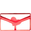 Tagliapasta dolci messaggi Decora: taglia biscotti in plastica busta per lettere 11,2x6xh2,2 cm