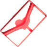 Tagliapasta dolci messaggi Decora: taglia biscotti in plastica busta per lettere 11,2x6xh2,2 cm Tagliapasta dolci messaggi Decora: taglia biscotti in plastica busta per lettere 11,2x6xh2,2 cm