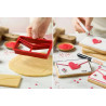 Tagliapasta dolci messaggi Decora: taglia biscotti in plastica busta per lettere 11,2x6xh2,2 cm Tagliapasta dolci messaggi Decora: taglia biscotti in plastica busta per lettere 11,2x6xh2,2 cm