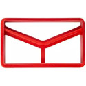 Tagliapasta dolci messaggi Decora: taglia biscotti in plastica busta per lettere 11,2x6xh2,2 cm