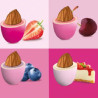 Maxtris Sfumati Rosa: confetti rosa sfumati cioco-mandorla da 1 Kg