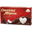 Cuoricini mignon bianchi Crispo: confetti bianchi piccoli cuori al cioccolato fondente 1Kg