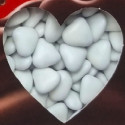 Crispo Cuoricini Mignon Bianchi – Confetti al Cioccolato Fondente 1 kg