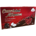 Cuoricini mignon rosso Crispo 1 Kg: confetti rossi a forma piccoli cuori di cioccolato fondente