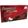 Cuoricini mignon rosso Crispo 1 Kg: confetti rossi a forma piccoli cuori di cioccolato fondente