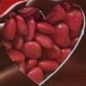Cuoricini mignon rosso Crispo 1 Kg confetti rossi a forma piccoli cuori di cioccolato fondente
