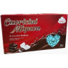 Cuoricini mignon celeste Crispo 1 Kg: confetti celesti a forma piccoli cuori di cioccolato fondente