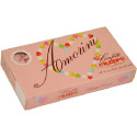 Amorini rosa Crispo 1 Kg confetti rosa a forma di cuori di cioccolato fondente