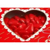 Amorini rosso Crispo 1 Kg: confetti rossi a forma di cuori di cioccolato fondente Amorini rosso Crispo 1 Kg: confetti rossi a forma di cuori di cioccolato fondente