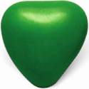 Amorini verde Crispo 1 Kg confetti verdi a forma di cuori di cioccolato fondente