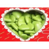 Amorini verde Crispo 1 Kg: confetti verdi a forma di cuori di cioccolato fondente, ideali per confettata Amorini verde Crispo 1 Kg: confetti verdi a forma di cuori di cioccolato fondente, ideali per confettata