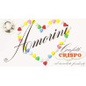 Confetti cuore Amorini bianchi 1Kg: un cuore di cioccolato fondente, confettato bianco da Crispo Confetti cuore Amorini bianchi 1Kg: un cuore di cioccolato fondente, confettato bianco da Crispo