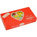 Amorini assortiti Crispo 1 Kg: confetti colorati a forma di cuori al cioccolato fondente