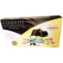 Amorini assortiti Crispo 1 Kg: confetti colorati a forma di cuori al cioccolato fondente