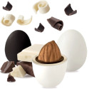 Maxtris classico black & white: 1 Kg di confetti bianchi e neri ideali per confettata