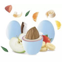 Maxtris Frutta Celeste da 1 Kg: confetti cioco-mandorla celesti ai gusti frutta assortiti