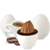 Maxtris Caffè Espresso Napoletano: 1 Kg di confetti bianchi ideali per confettata Maxtris Caffè Espresso Napoletano: 1 Kg di confetti bianchi ideali per confettata