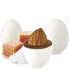 Maxtris Caramel e Fleur de Sel o Caramello salato: 1 Kg di confetti bianchi ideali per confettata Maxtris Caramel e Fleur de Sel o Caramello salato: 1 Kg di confetti bianchi ideali per confettata
