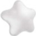 Stelle della Felicità Bianche Perlate Crispo confetti bianchi 500 g
