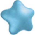 Stelle della Felicità Azzurre Perlate Crispo confetti azzurri 500 g