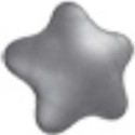 Stelle della Felicità Argento Perlato Crispo confetti argentati 500 g
