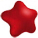 Stelle della Felicità Rosso Perlato Crispo confetti rossi 500 g
